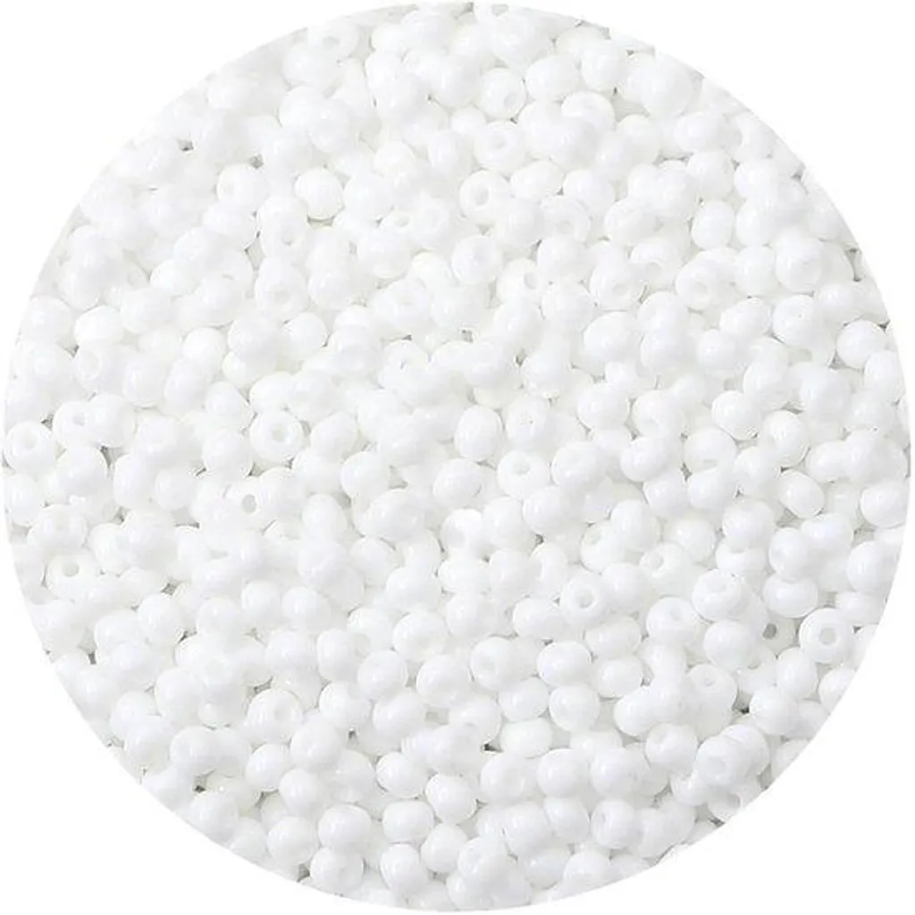 5000 perles blanches 3mm pour création de bijoux colliers et bracelets