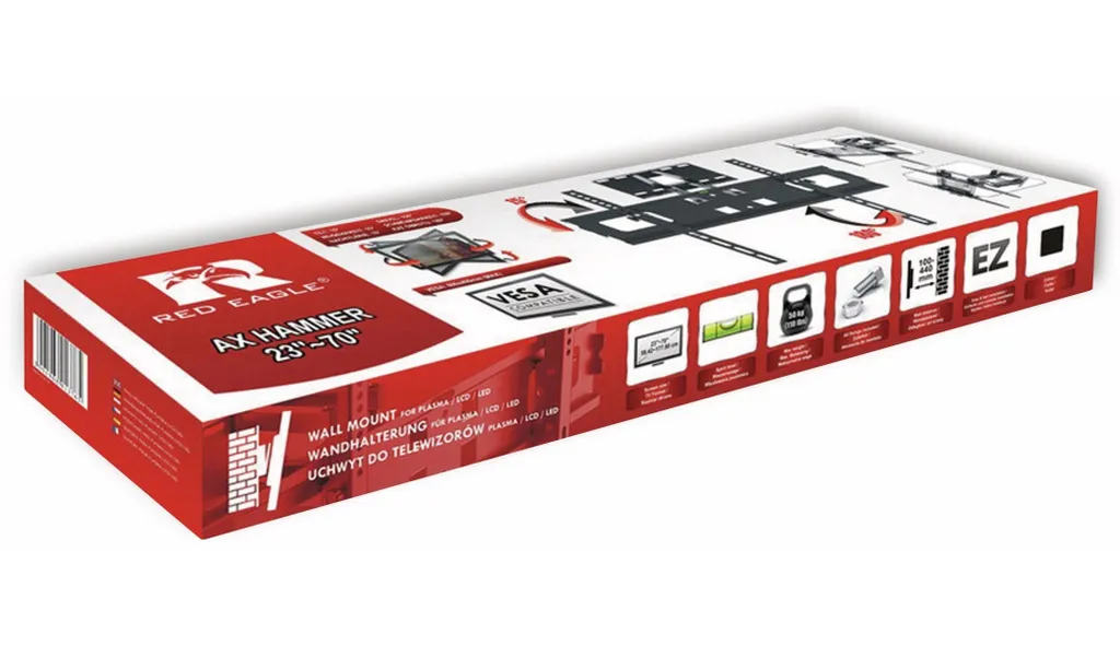 Support TV orientable 70 pouces ultra robuste avec bras extensible - 8