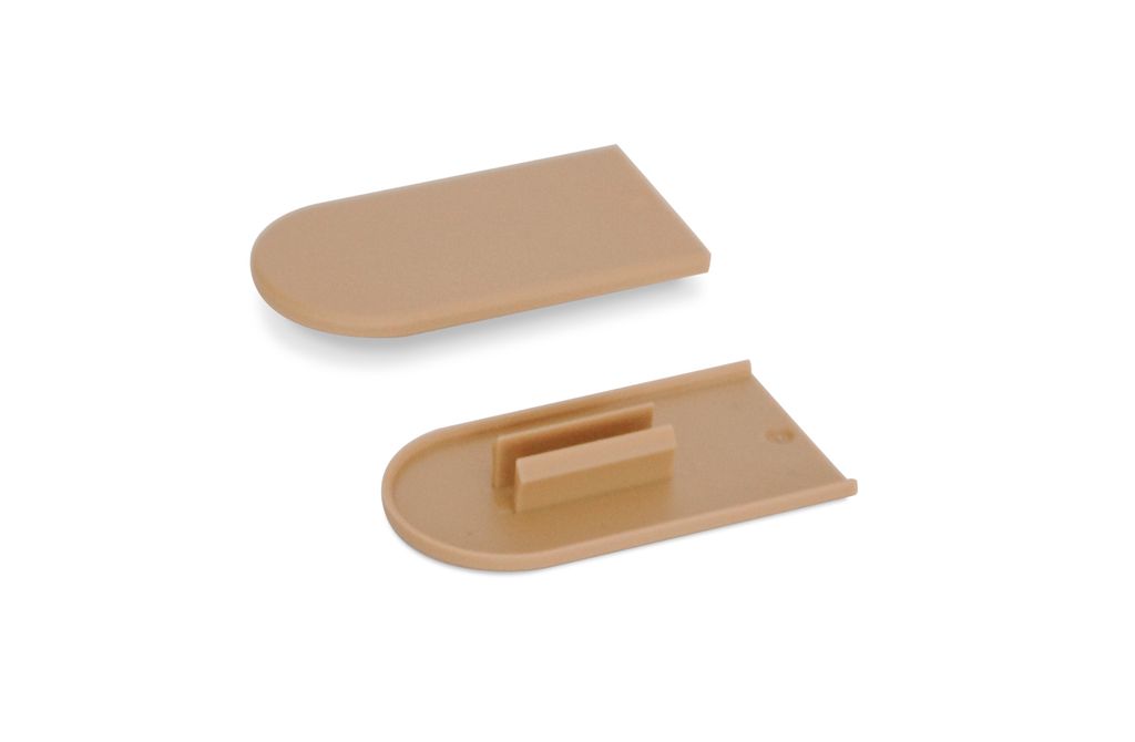 Lamello Cabineo Abdeckkappen Braunbeige 100 Stk. | 186350B