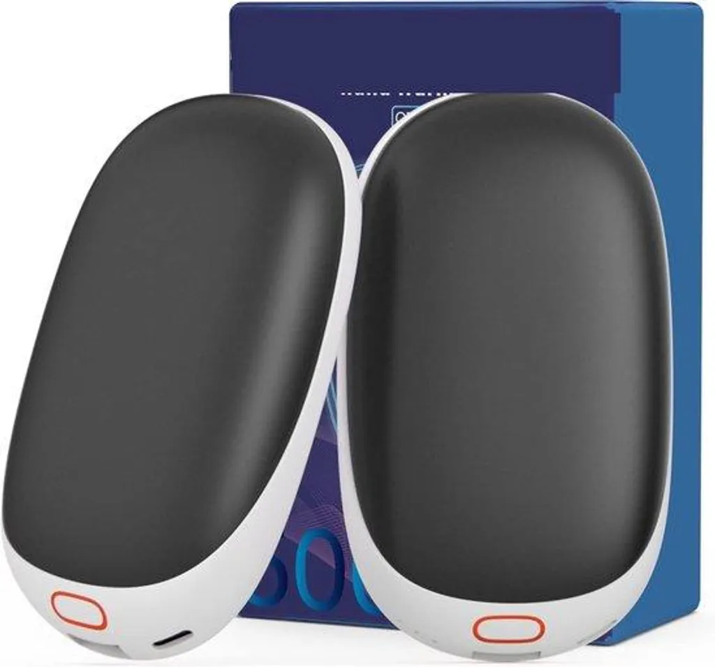 Chaufferettes de poche rechargeables lot de 2 noir pour hiver froid
