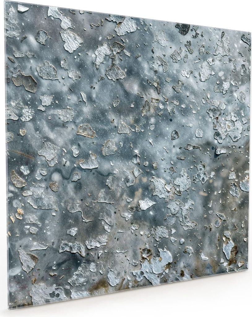 Küchenrückwand Spritzschutz Glas mit Motiv Abblätternde Farbe 40 x 40 cm