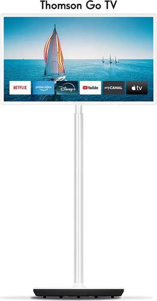Thomson 32HA4M44 TV Portatile Smart 32" HD Android TV Weiß Produktbild 