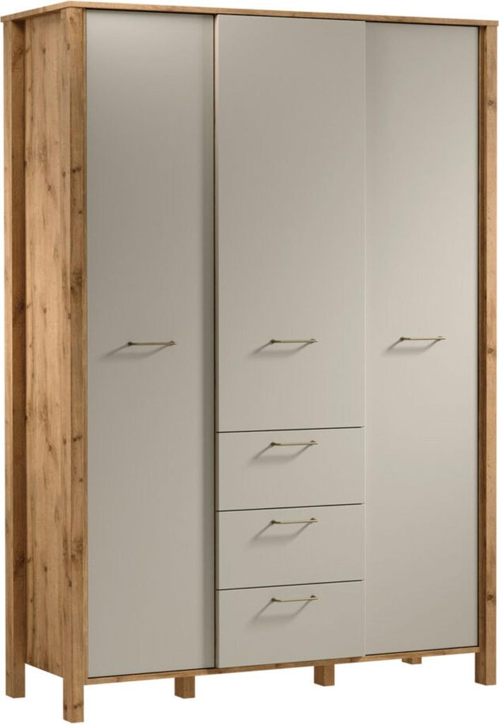 Garderobenschrank Kleiderschrank Kleiderstangen Ablageflächen Schubladen