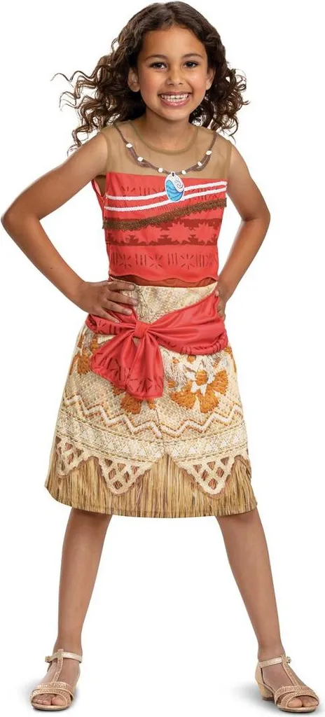 Costume Vaiana Moana Disney Taglia 7-8 Anni M Originale Disguise