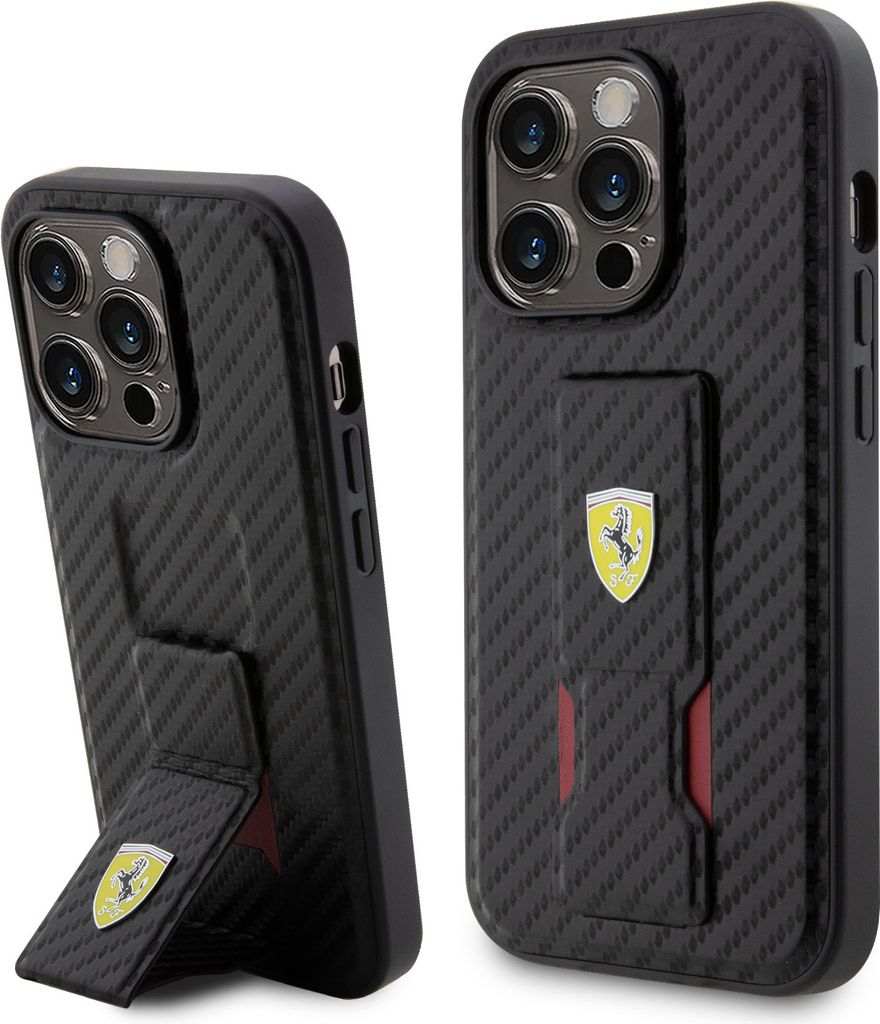 Ferrari iPhone 15 Pro Back cover case - Black