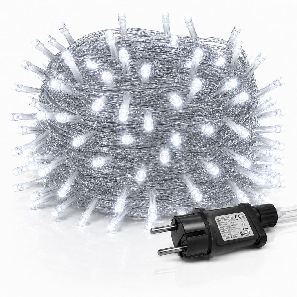 30M 300LEDs 8 trybów lampek choinkowych zasilanie, timer, Zdjęcie produktu 