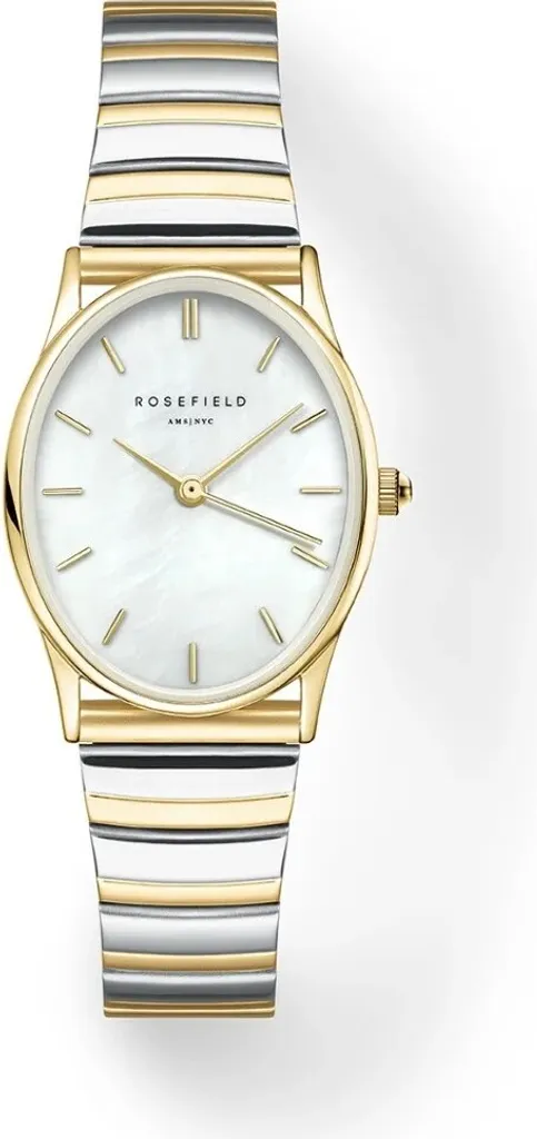 Petite Montre Ovale Dorée Rosefield - Idéale pour Soirée et Quotidien