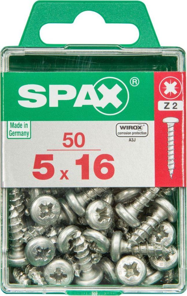 Spax Universalschrauben 5.0 x 16 mm TX 20 - 50 Stk. Produktbild 