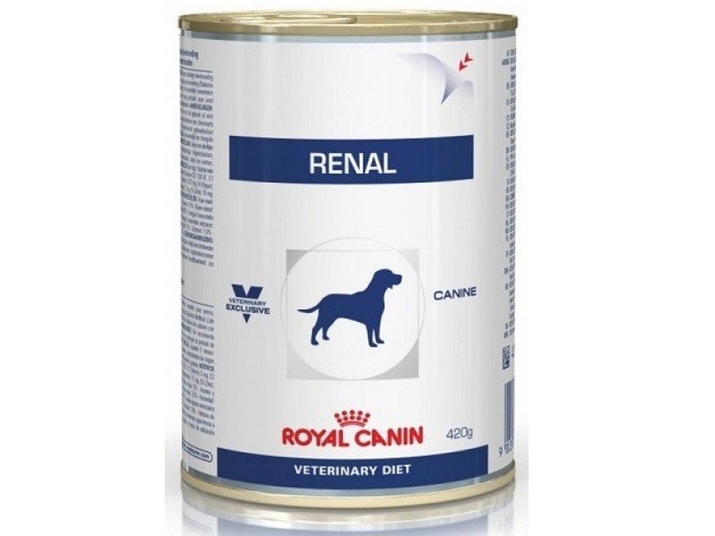 Royal Canin Renal - Nassfutter für ausgewachsene Hunde aller Rassen mit Nierenversagen, 24 Dosen à 410 g