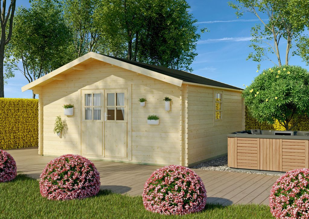 Gartenhaus Springfield V 4,50x4,50 m
