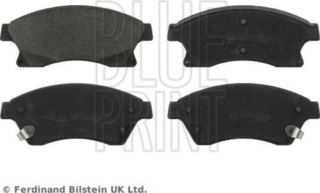 BLUE PRINT ADG042124 Bremsbelagsatz, Scheibenbremse OE 13301207 kompatibel mit Aveo, Cruze, Astra H, Astra J