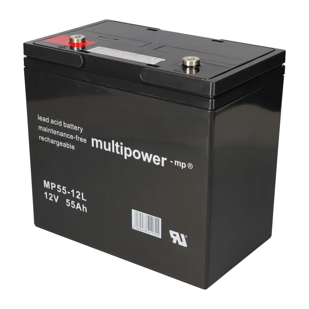 Batterie au plomb Multipower MPL55-12 12V 55Ah Pb haute performance