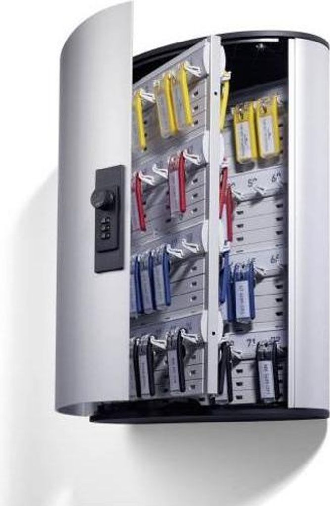 Durable KEY BOX code 72 - Aluminium - Silber - 72 Haken - Produktbild 