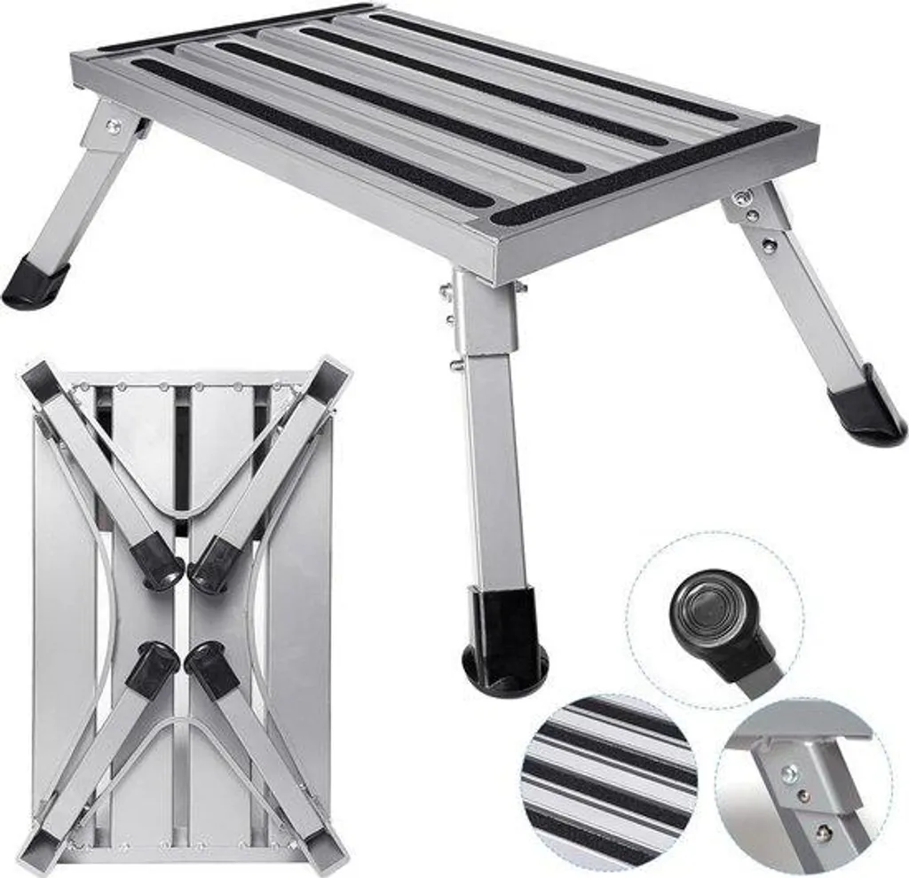 Plateforme de travail pliable 48x30 cm en aluminium antidérapante
