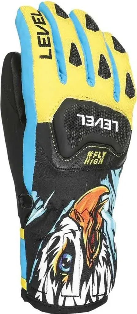 Level Race Gants de Ski Jaunes Taille S pour Garçons et Filles