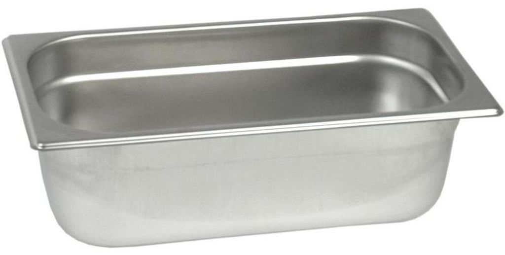 Edelstahl Gastronormbehälter Serie BASIC, GN 1/3 (100mm)