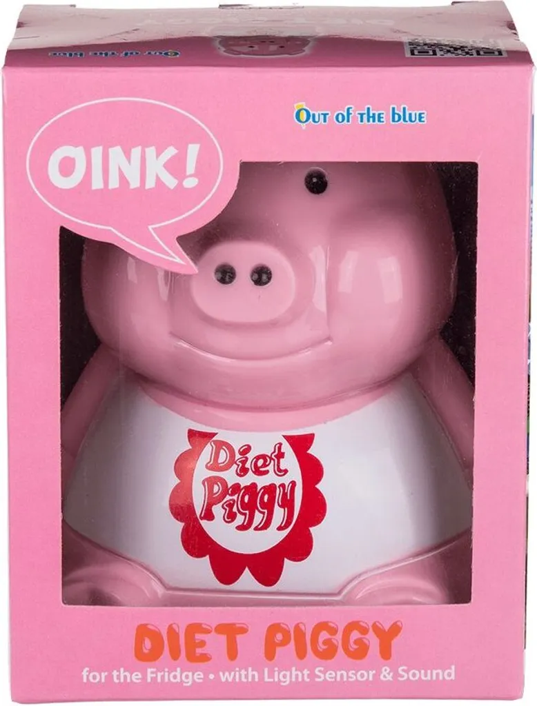 Figurine Cochon sur Glace en Plastique Brillant - Design Motivationnel OOTB