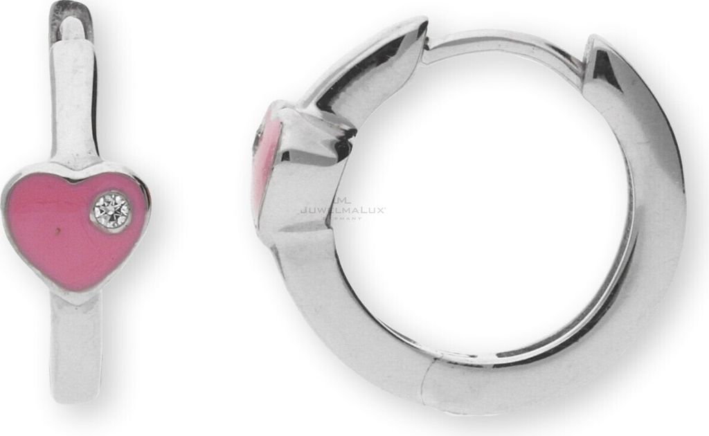 JuwelmaLux Kinderohrringe Herz Silber 925/000 JL21-06-0005