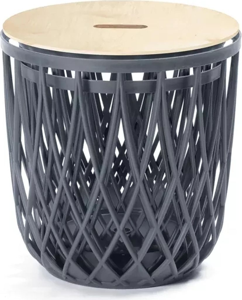 nabbi Universalkorb aus Kunststoff (3 Stck) IKUBS3 35/55 l - Anthrazit
