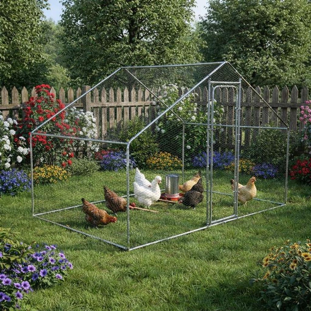 Freilaufgehege Freigehege Hühnerstall 3x2 m Gehege Produktbild 