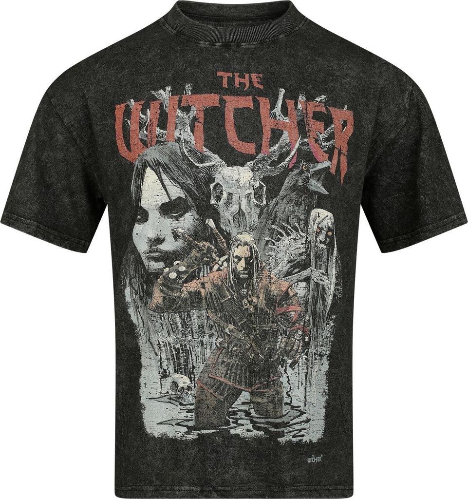 The Witcher T-Shirt Herren The Witcher schwarz M
