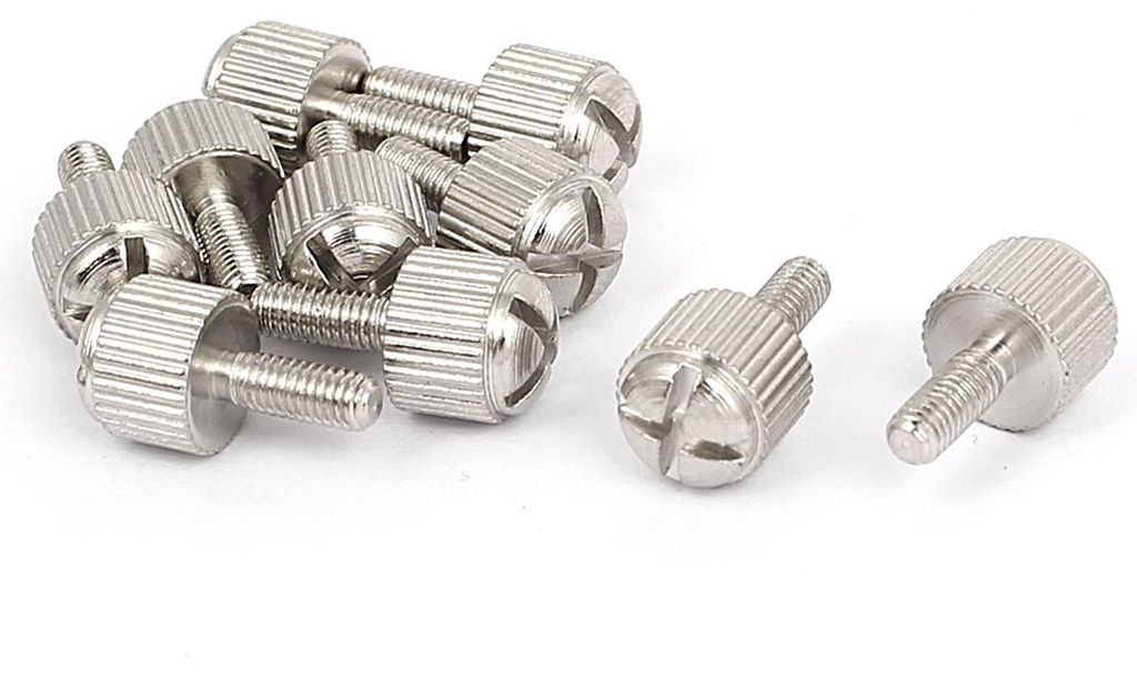 Ger?ndelte Kreuzschlitz-Daumenschrauben aus Metall fš¹r Computer-Geh?use, M3?x 8 mm, 10?Stš¹ck de