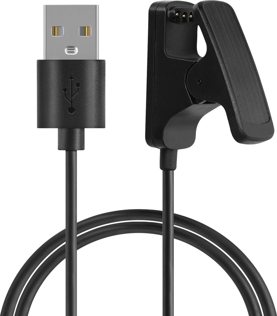 kwmobile USB Kabel Charger kompatibel mit Garmin MARQ (Not for MARQ2) Ladekabel - Smart Watch Ersatzkabel - Fitnesstracker Aufladekabel in Schwarz