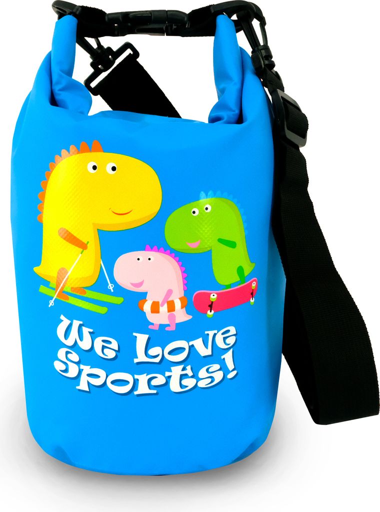 Wasserdichte Tasche Aquino, Blau, 5l Seesack/Packsack mit Tragegurt | ChronoSports