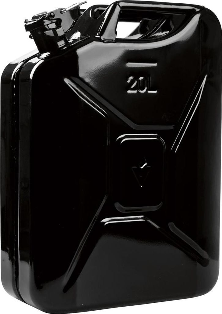 Tanica carburante 20 l Nero RAL 9005 Lamiera d'acciaio 0,9 Immagine del prodotto 