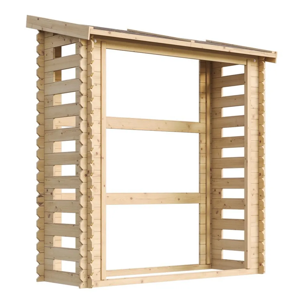 Abri Bûches Sec - Solution Anti-Humidité pour Bois de Chauffage 1,75m3 - 3