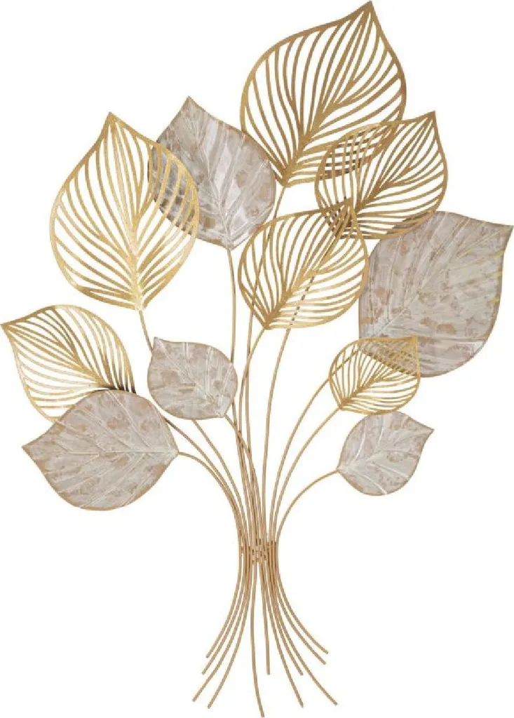Décoration Murale en Métal Doré Felix 85 cm - Style Moderne