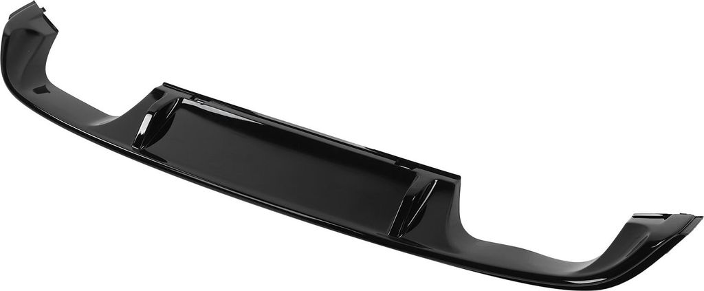 Glänzendes Schwarz für 7R Factory Quad-Auspuff-Heckstoßstangen-Diffusor-Volant, passend für MK7 R 2013–2016