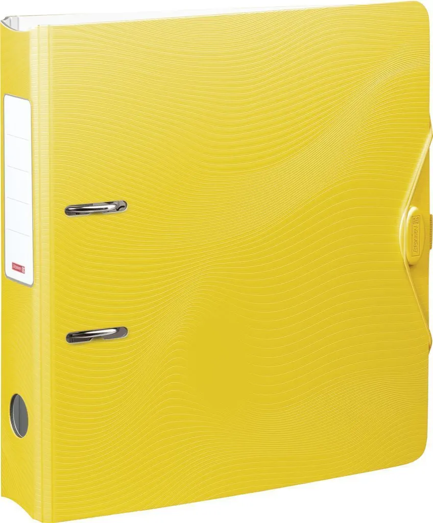 Classeur à Levier Brunnen 102043710 Jaune 7cm Wave contre le Désordre