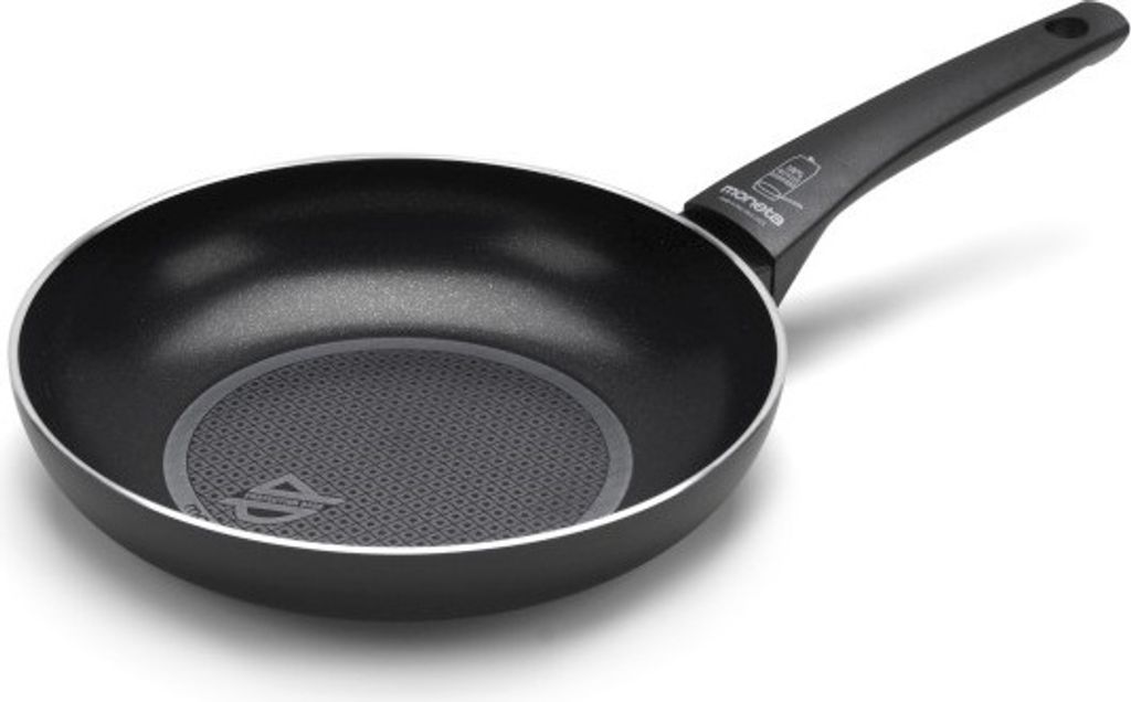 Moneta 0005550130, Rund, Allzweckpfanne, Schwarz, Recy, Aluminium, 3 l