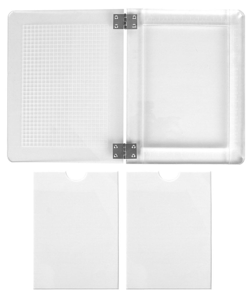 Stempelplattform-Positionierungswerkzeug DIY handgemachte Karte transparente Stempelvorlage