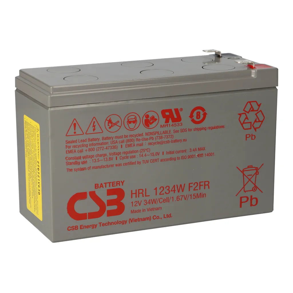 Batterie 12V 8,5Ah Anti-Coupure : Évitez les Pertes de Données