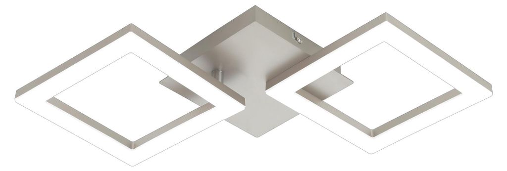 Eglo Plafoniera LED Huerta nichel opaco 47 x 22,5 cm Immagine del prodotto 