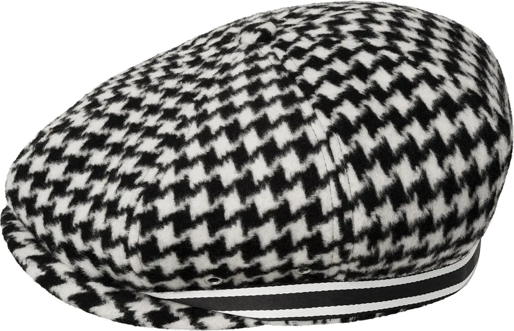 Kangol Newsboy 8 Pezzi Pied-de-Poule: Il Cappello Iconico in Lana