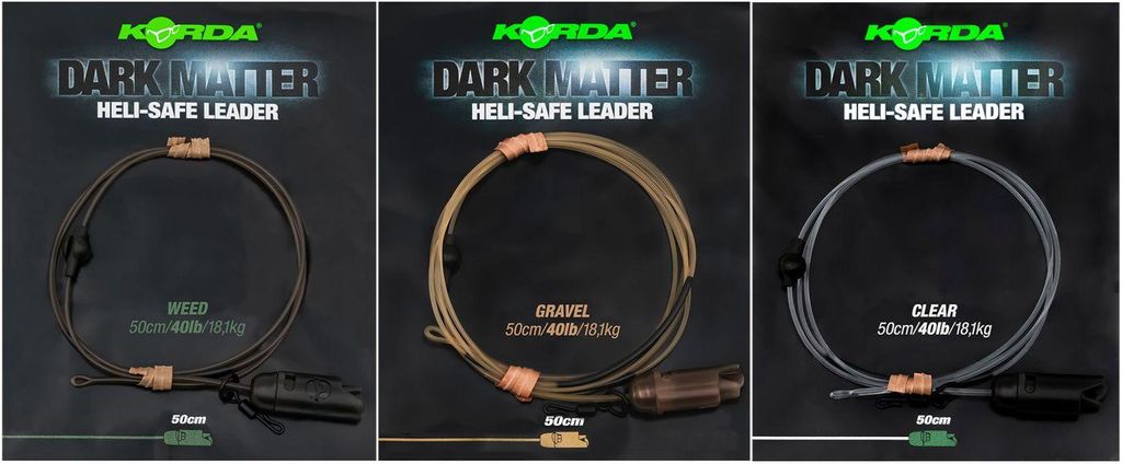 Korda Dark Matter Leader Heli Safe 50cm 40lb - Produktbild 