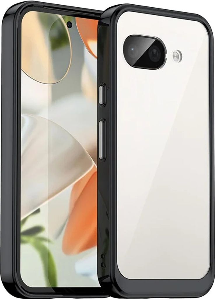 Hülle für Google Pixel 9a - Phonesta Acrylic Hybrid Back Cover - Schwarz
