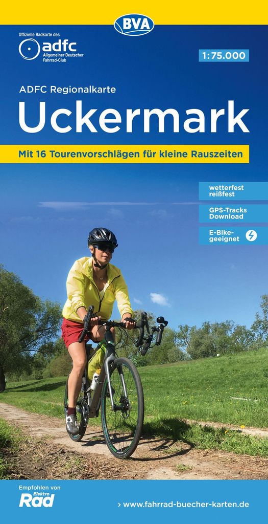BVA ADFC Regionalkarte Uckermark 1:75.000