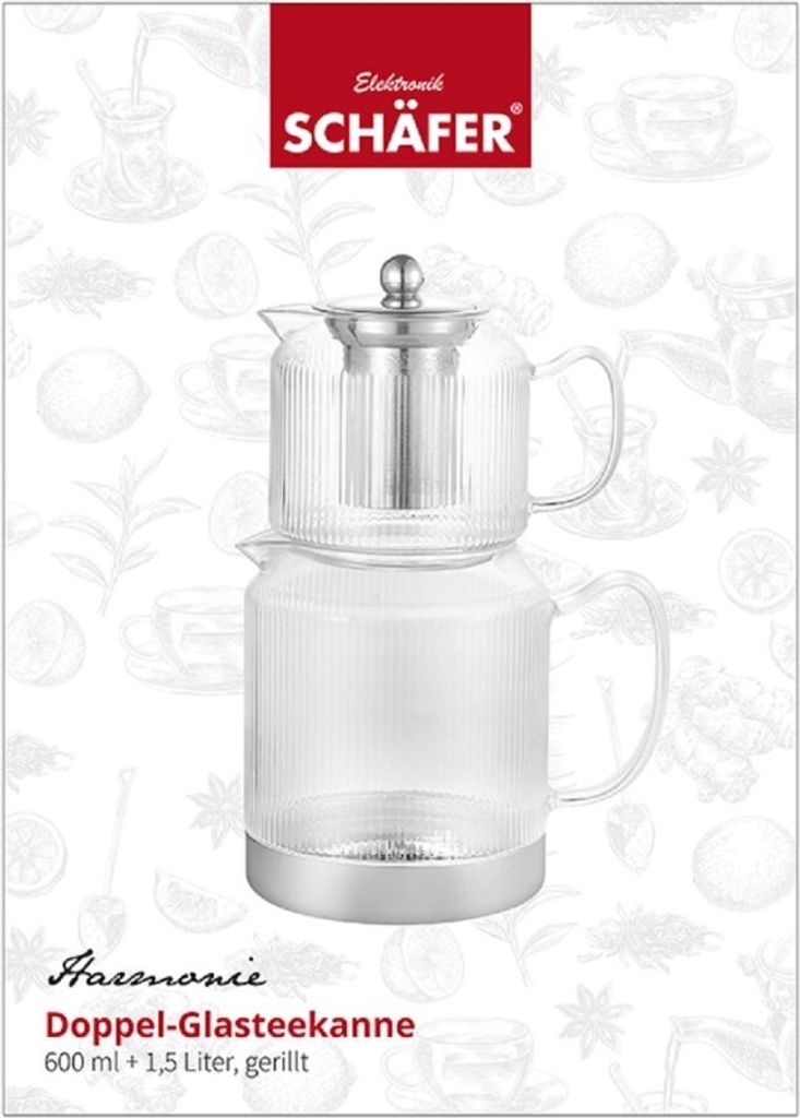 Bormioli Set Di 2 Bicchieri Con Manico E Coperchio Quattro Stagioni, Vetro, 0,415 L, Ideali Per Esterni