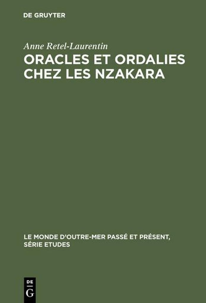 Oracles et ordalies chez les Nzakara