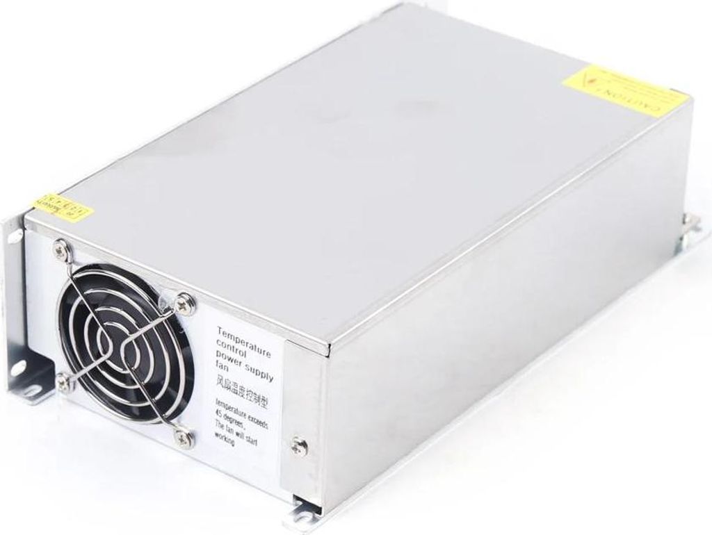 Netzteil - Schaltnetzteil - 1000 W - 20 A - Eingang 220 V AC - Ausgang 48 V DC - 24,1×12,2×6,5 cm - 1,36 kg - Silber