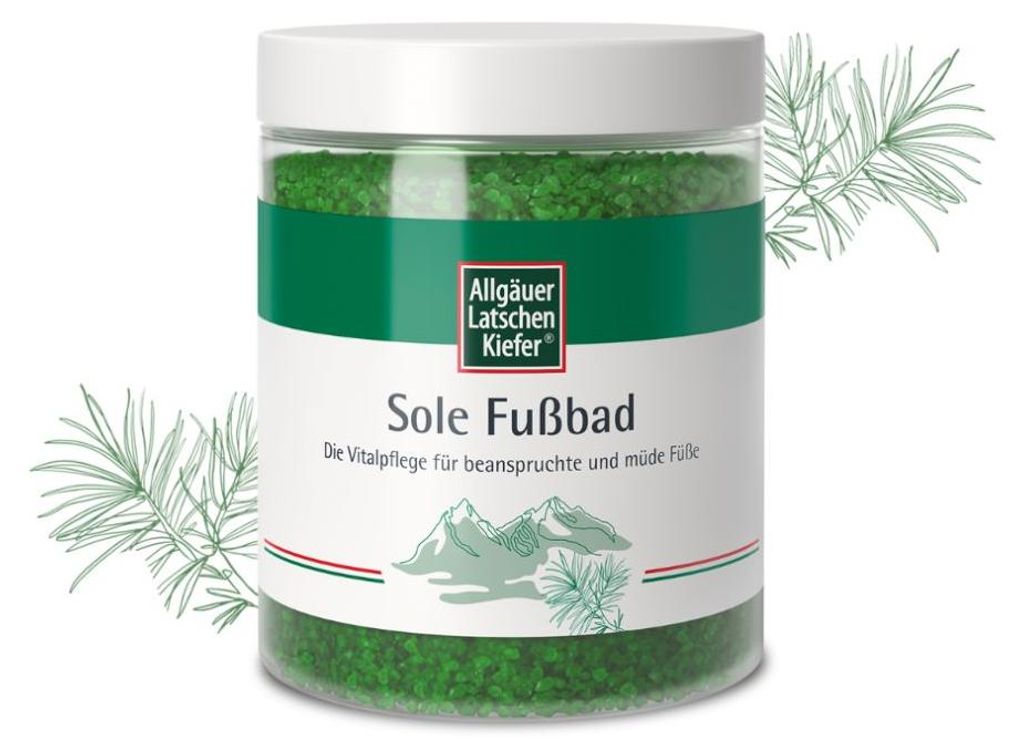 Allgäuer Latschenk. Sole Fußbad 350 g