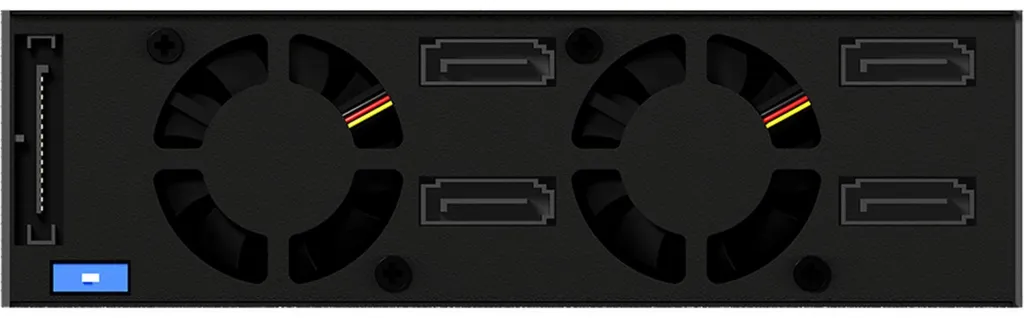 Libérez de l'espace PC avec le Backplane 4 Baies Icy Box IB-2240SSK Noir - 5