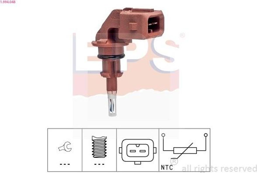EPS Ansauglufttemperatursensor 1.994.048 für RENAULT Twingo Produktbild 
