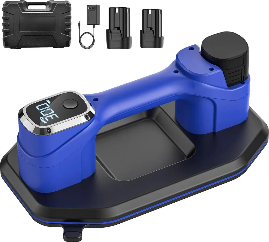 Sollevatore Vetro e Lastre 300kg - 2x Batteria e Valigetta