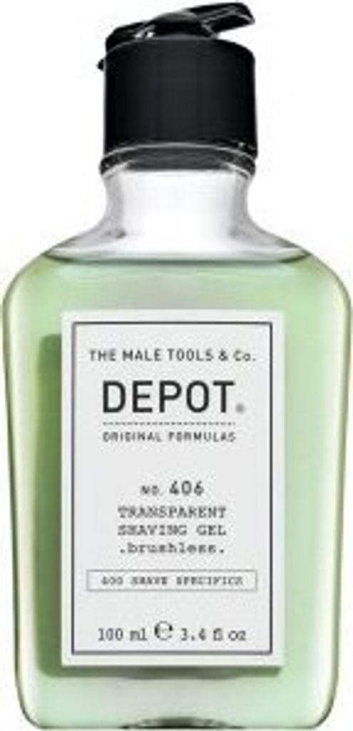 Depot Gel da barba n. 406 Gel da barba trasparente 100 ml Immagine del prodotto 