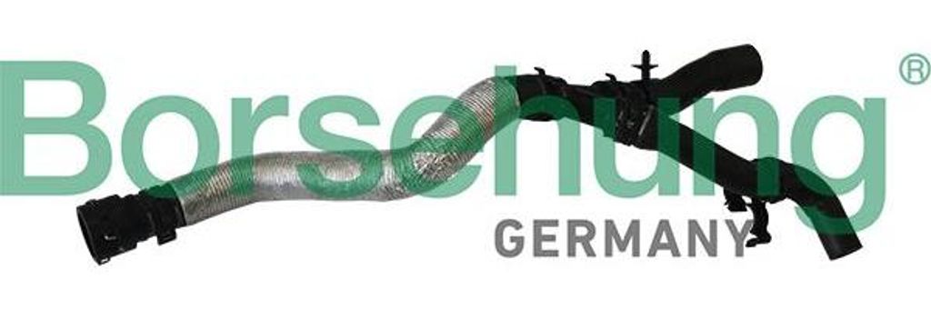 Borsehung B11979 Kühlerschlauch OE 1K0122073FS kompatibel mit A3 8P, Altea, Altea XL, Leon, Octavia, Superb, Beetle, EOS, Golf V, Golf VI, Jetta, ...